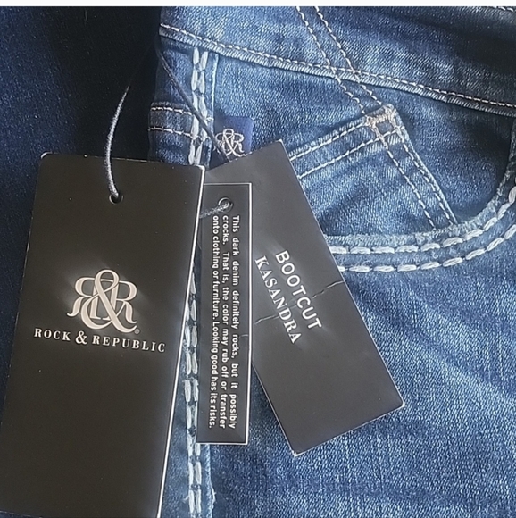 NWT Rock & Republic Kasandra Boot Cut Size 4M - Picture 3 of 13